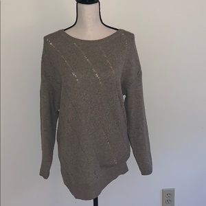 Vince Asymmetrical Side Button Sweater